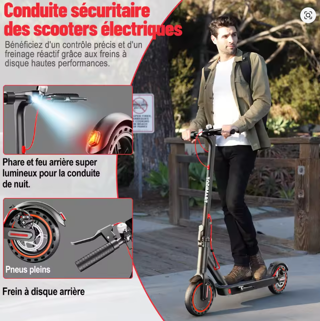 Trottinette électrique TODIMART T3 350W 20-30Km d'autonomie