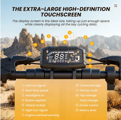 1000W Max Power Electric Scooter iScooter 10inch Off Road Tire Electric Kick Scooter 40KM Range 10Ah 40KM/H Scooter for Adults